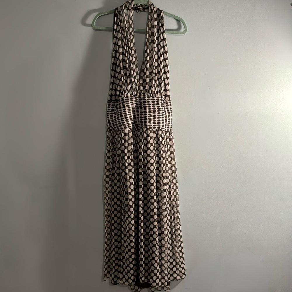 Maggy London Halter Silk Dress